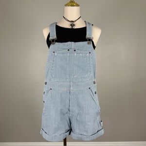 vintage gingham overalls